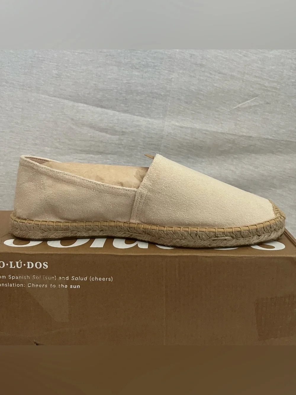 Soludos Original Espadrille Undyed Natural Canvas